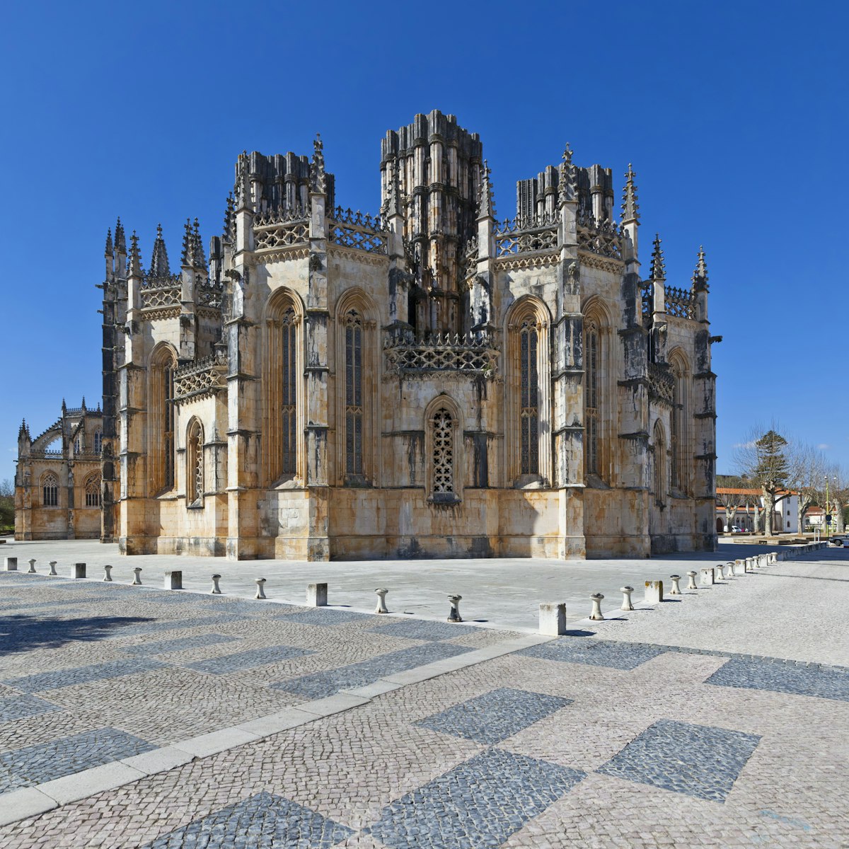 The Unfinished Chapels - Capelas Imperfeitas of the Batalha Monastery. Portugal. UNESCO World Heritage Site.